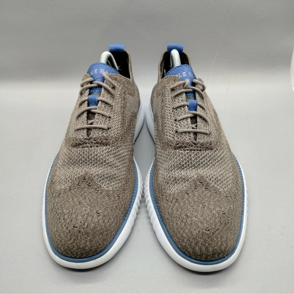 Cole Haan 2.Zerogrand Stitchlite Wingtip Oxford Brown Blue C26927 Mens 9.5‎ M